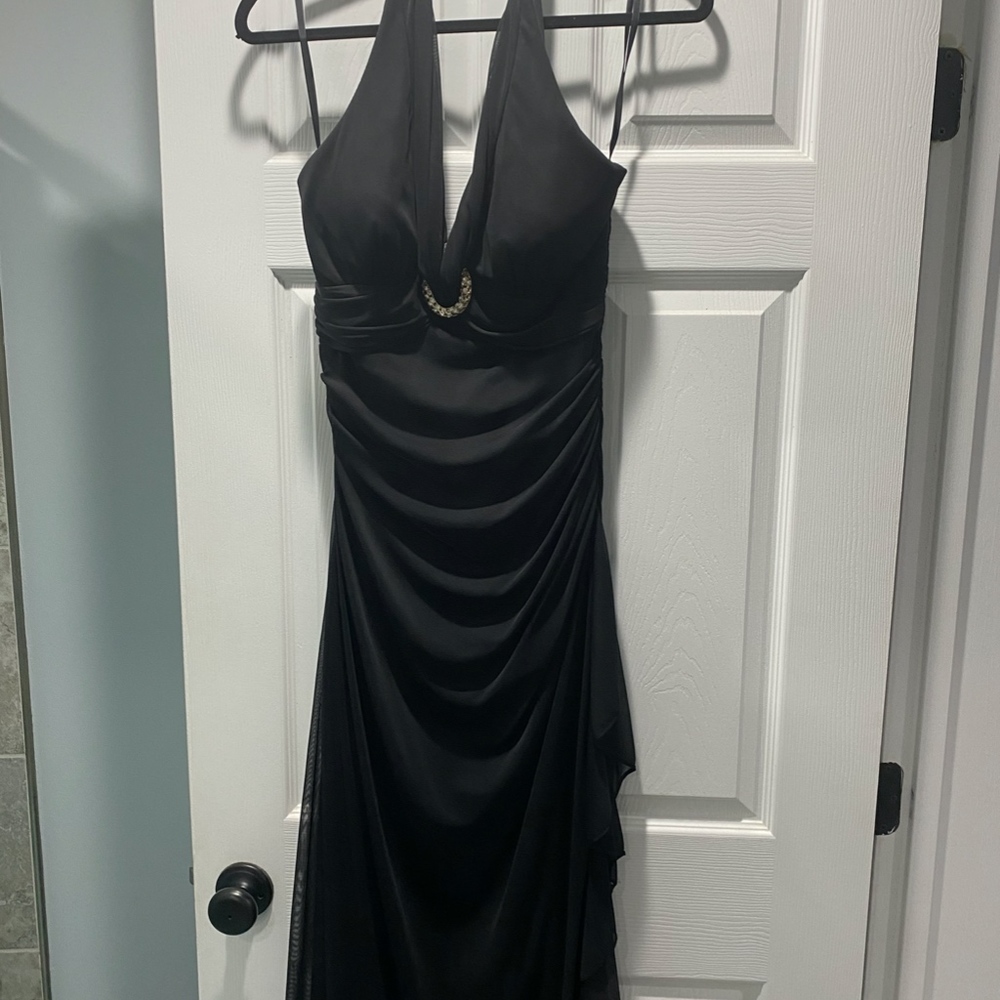 Long Black Elegant Dress- Sexy - Picture 2 of 3